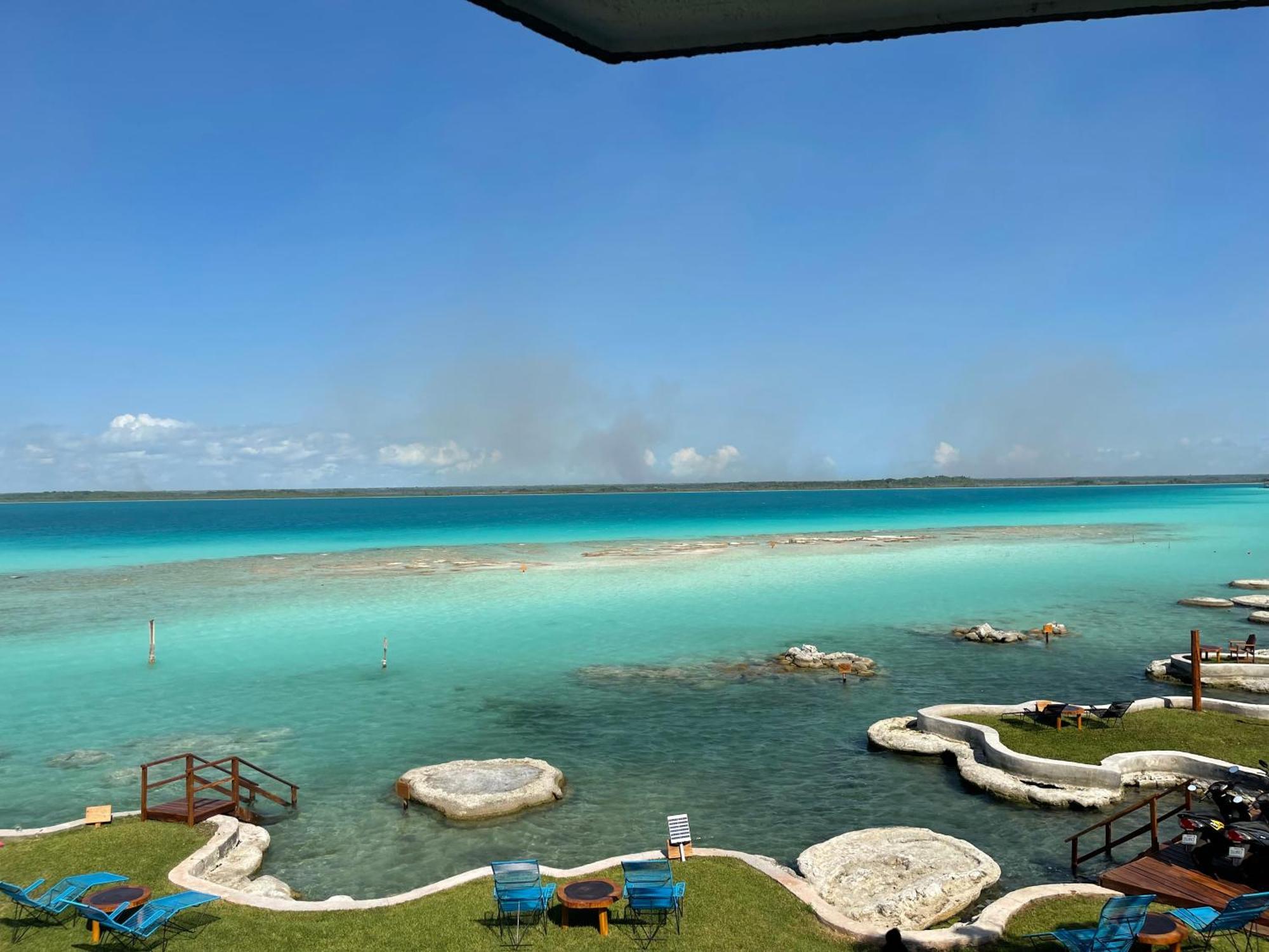 Blue Caribe Bacalar Front Lagoon ภายนอก รูปภาพ