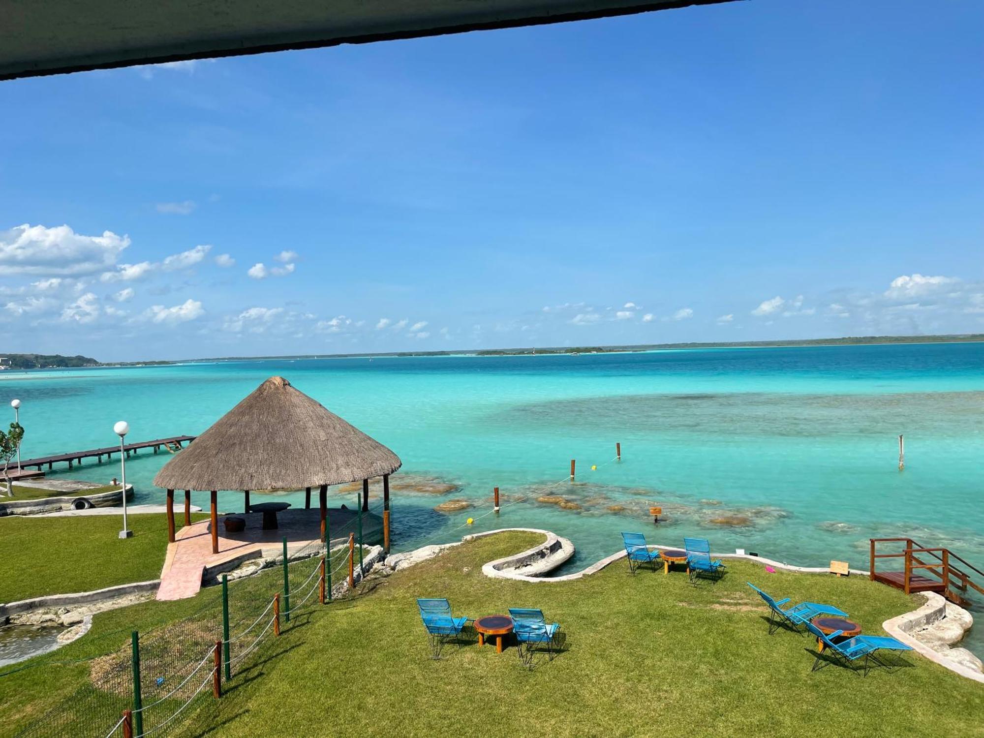 Blue Caribe Bacalar Front Lagoon ภายนอก รูปภาพ