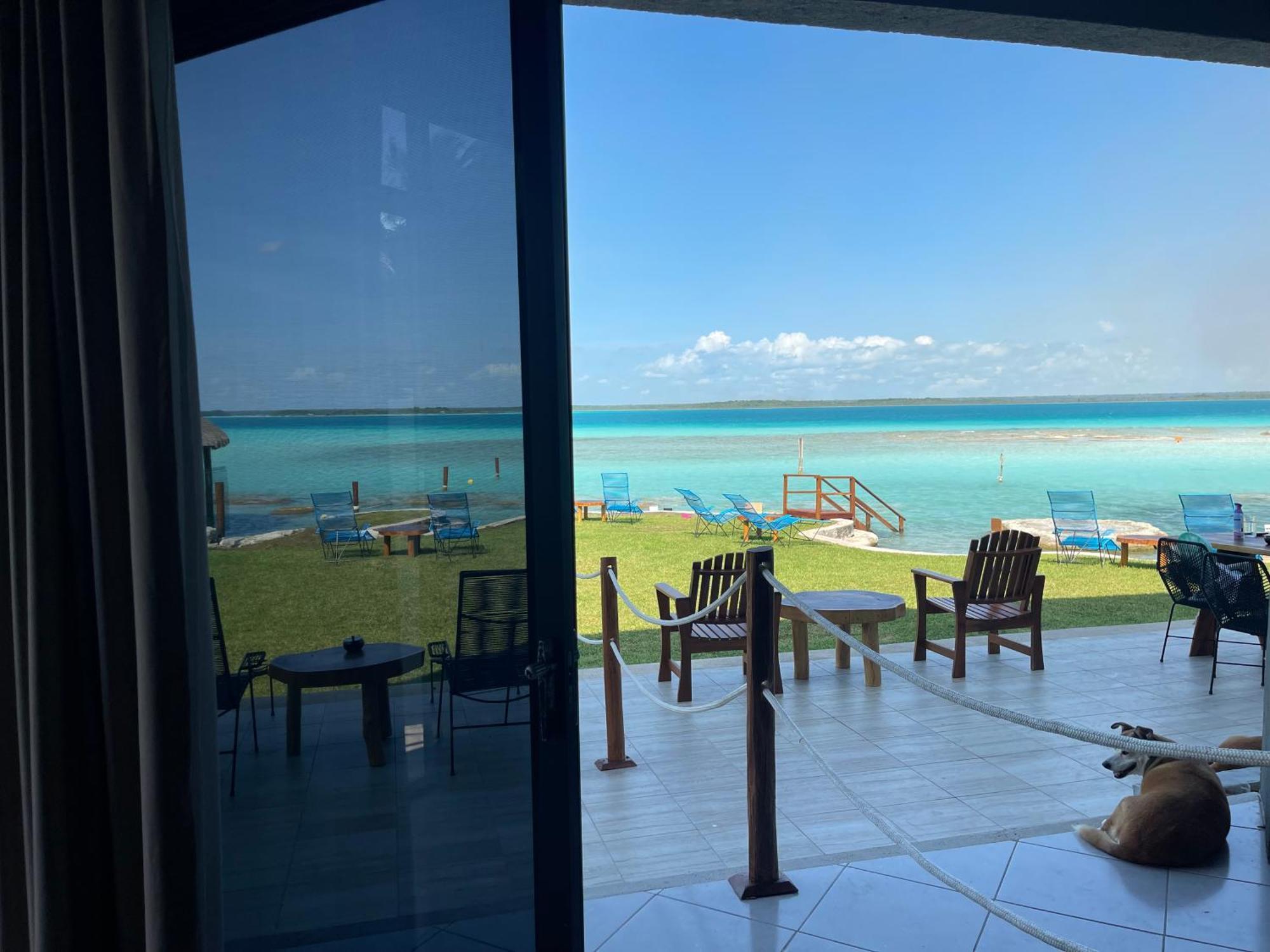 Blue Caribe Bacalar Front Lagoon ภายนอก รูปภาพ