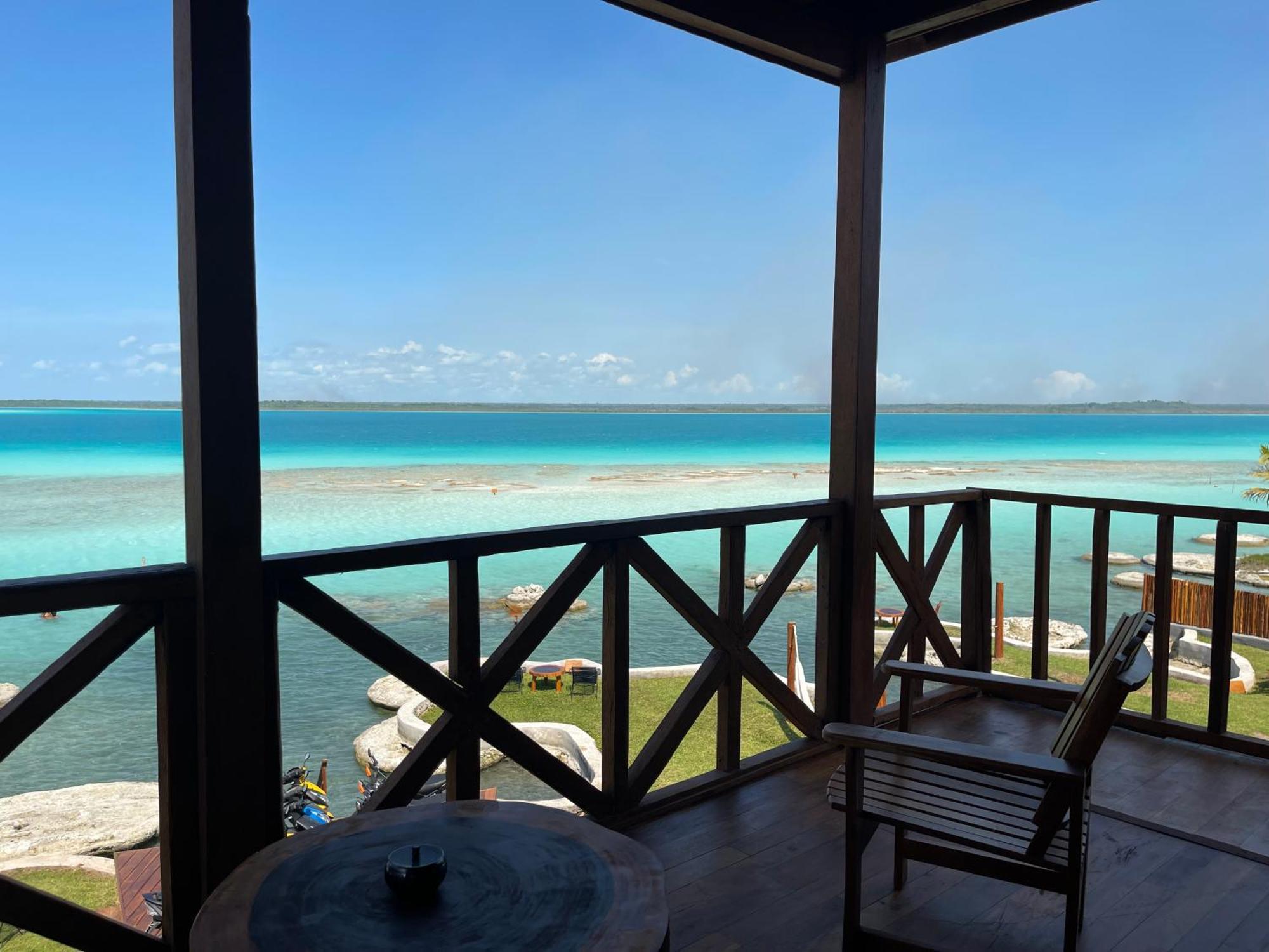 Blue Caribe Bacalar Front Lagoon ภายนอก รูปภาพ