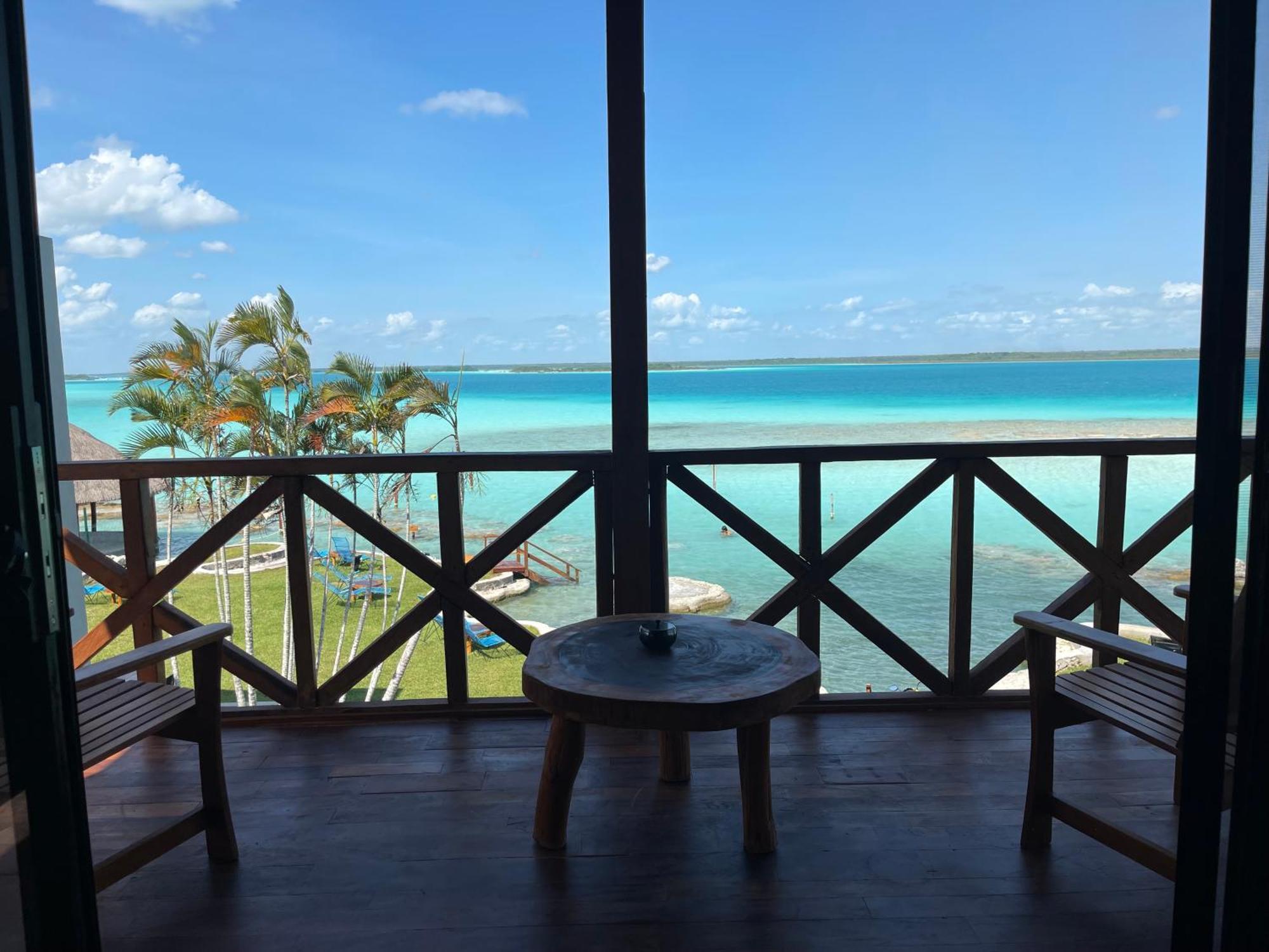 Blue Caribe Bacalar Front Lagoon ภายนอก รูปภาพ