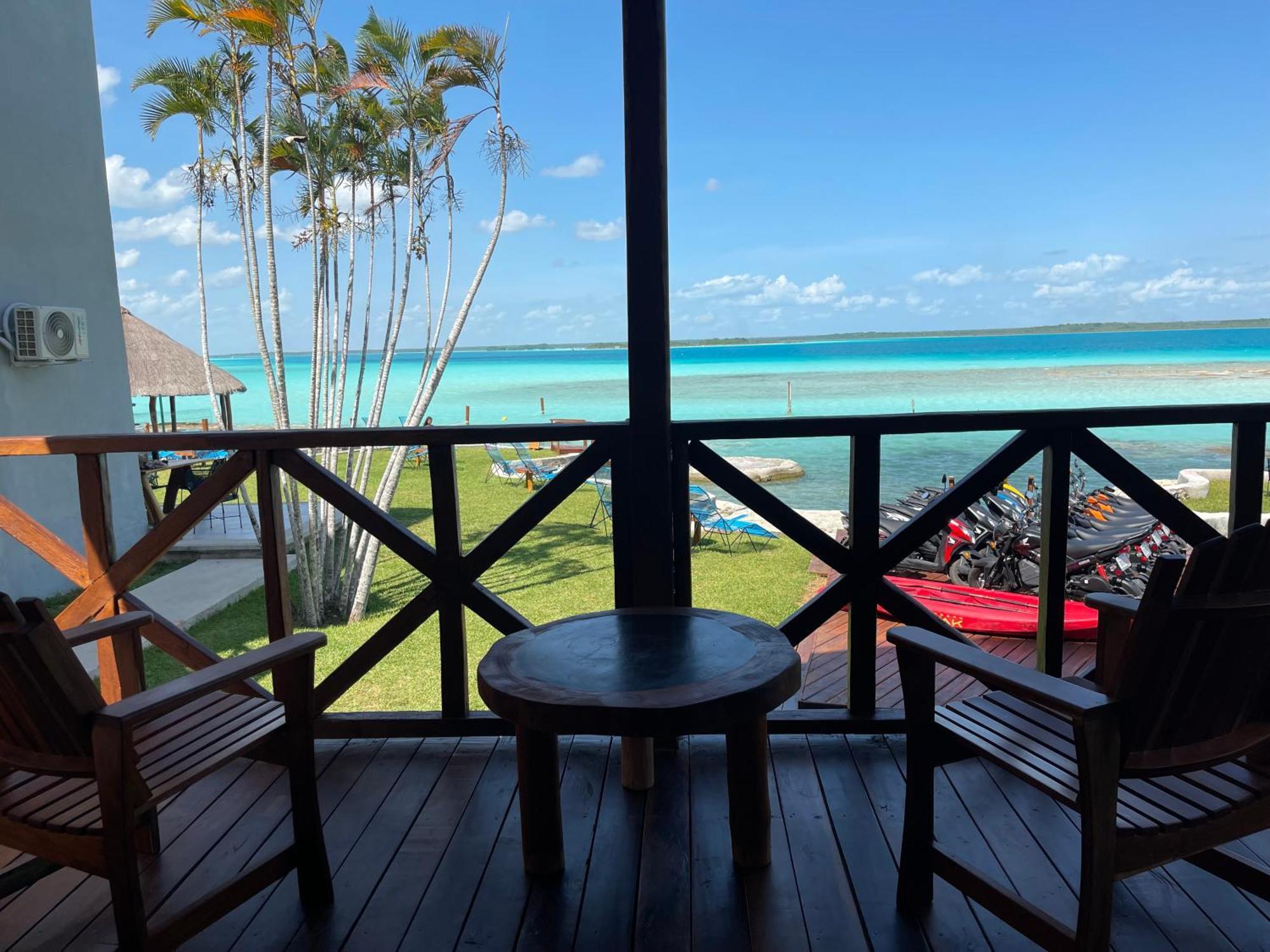 Blue Caribe Bacalar Front Lagoon ภายนอก รูปภาพ