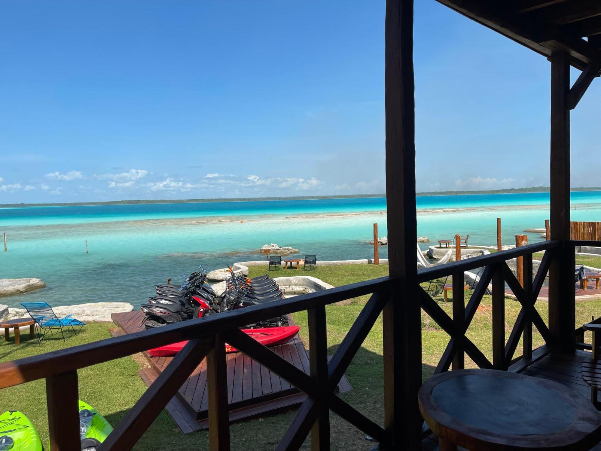 Blue Caribe Bacalar Front Lagoon ภายนอก รูปภาพ