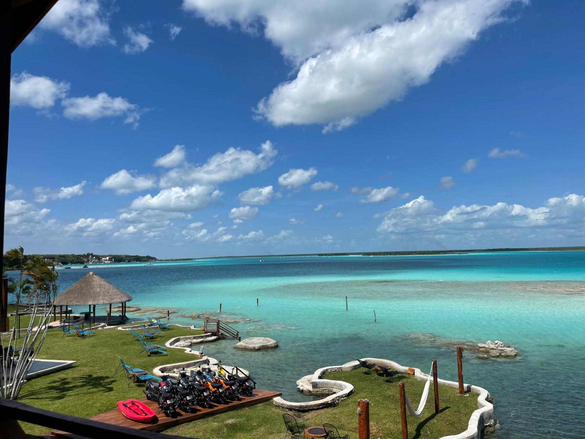 Blue Caribe Bacalar Front Lagoon ภายนอก รูปภาพ