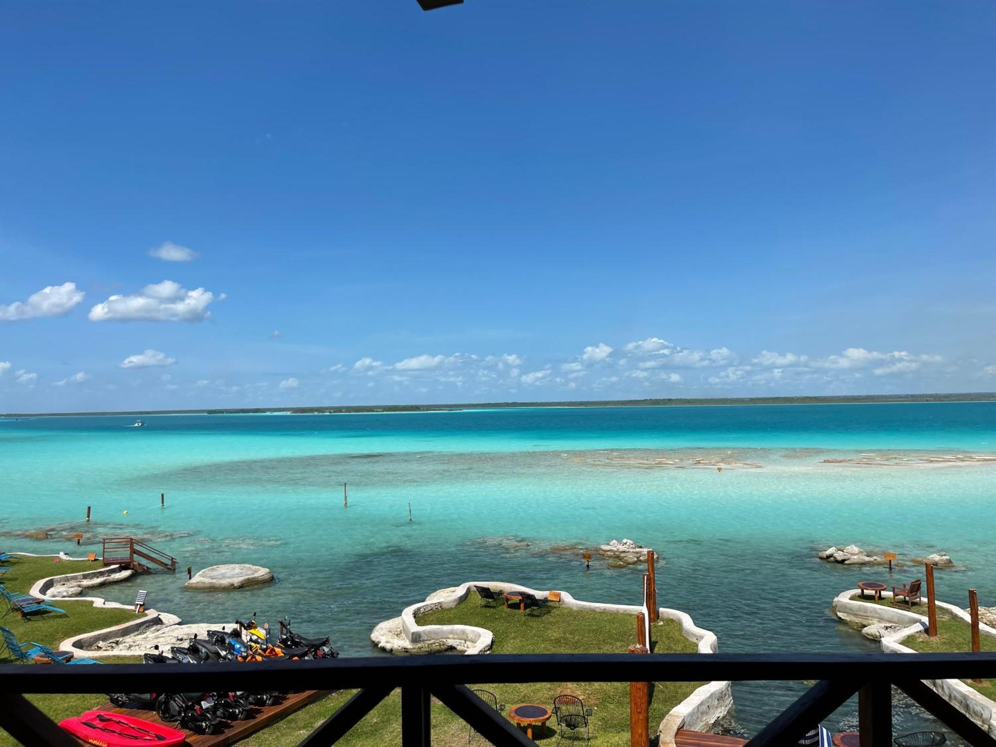 Blue Caribe Bacalar Front Lagoon ภายนอก รูปภาพ