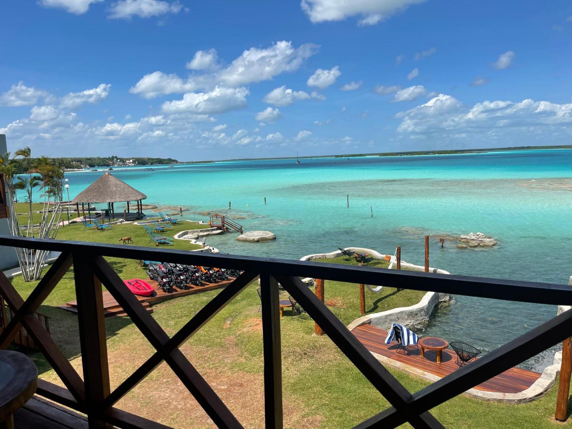 Blue Caribe Bacalar Front Lagoon ภายนอก รูปภาพ
