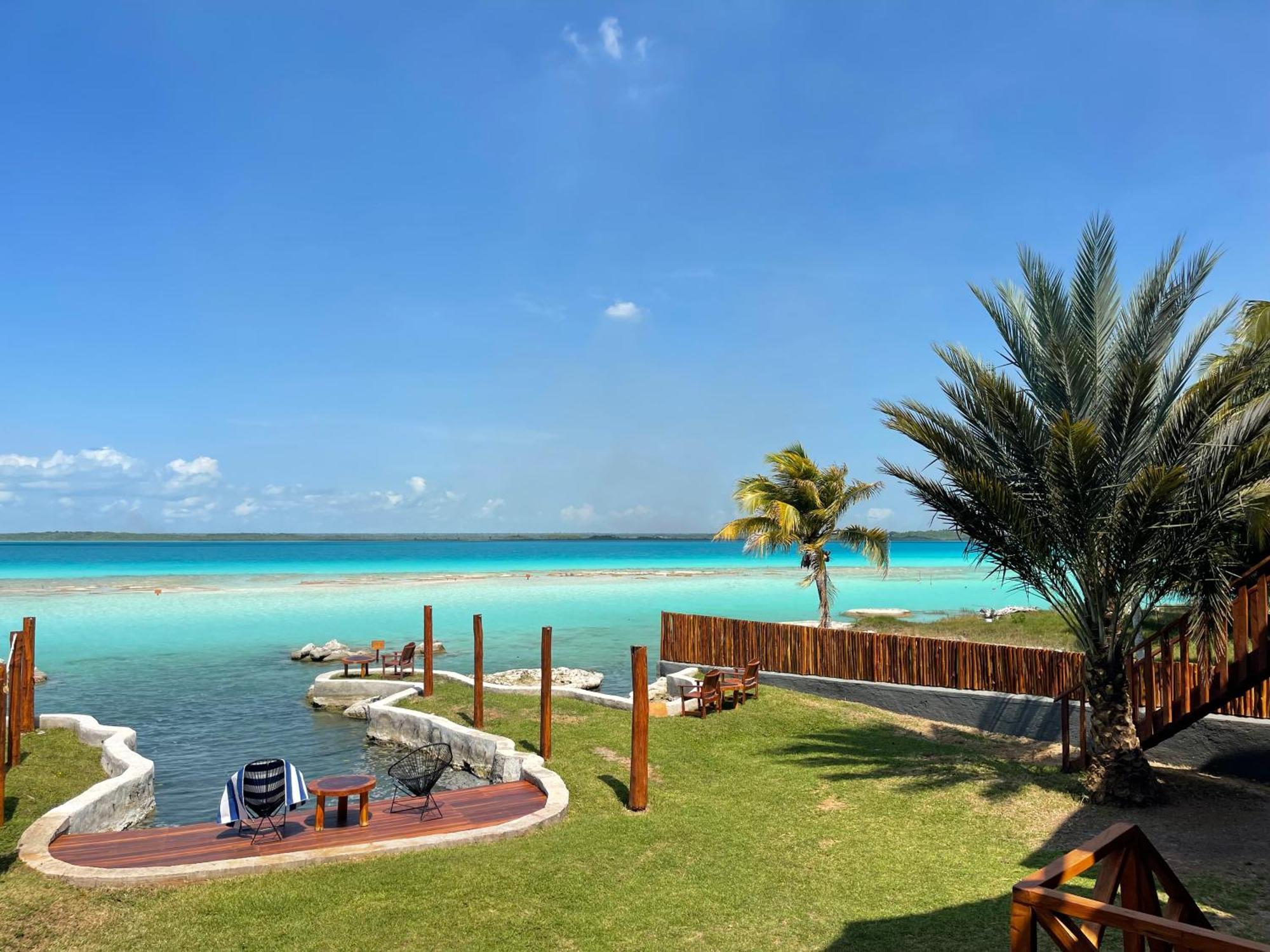 Blue Caribe Bacalar Front Lagoon ภายนอก รูปภาพ