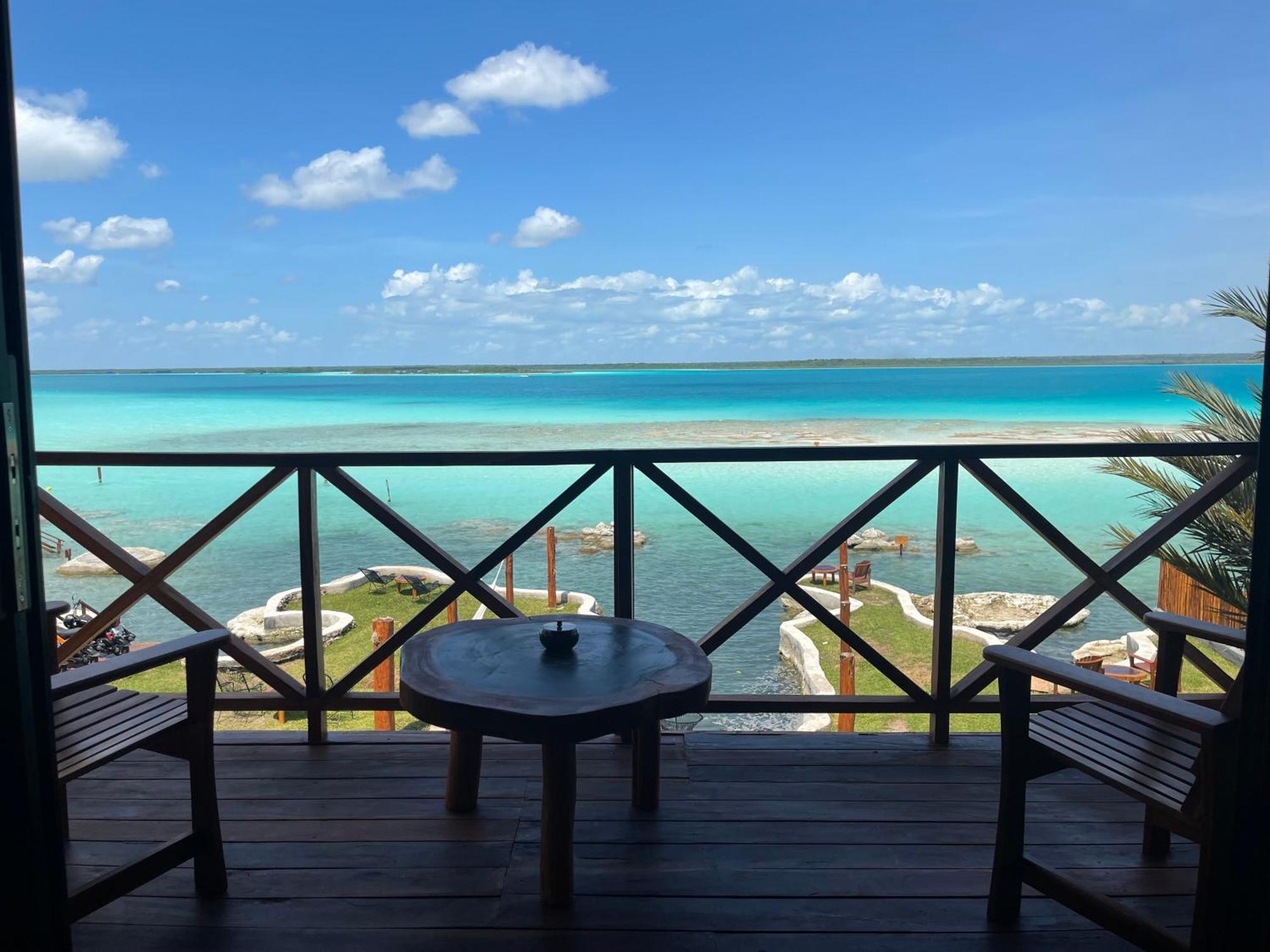 Blue Caribe Bacalar Front Lagoon ภายนอก รูปภาพ