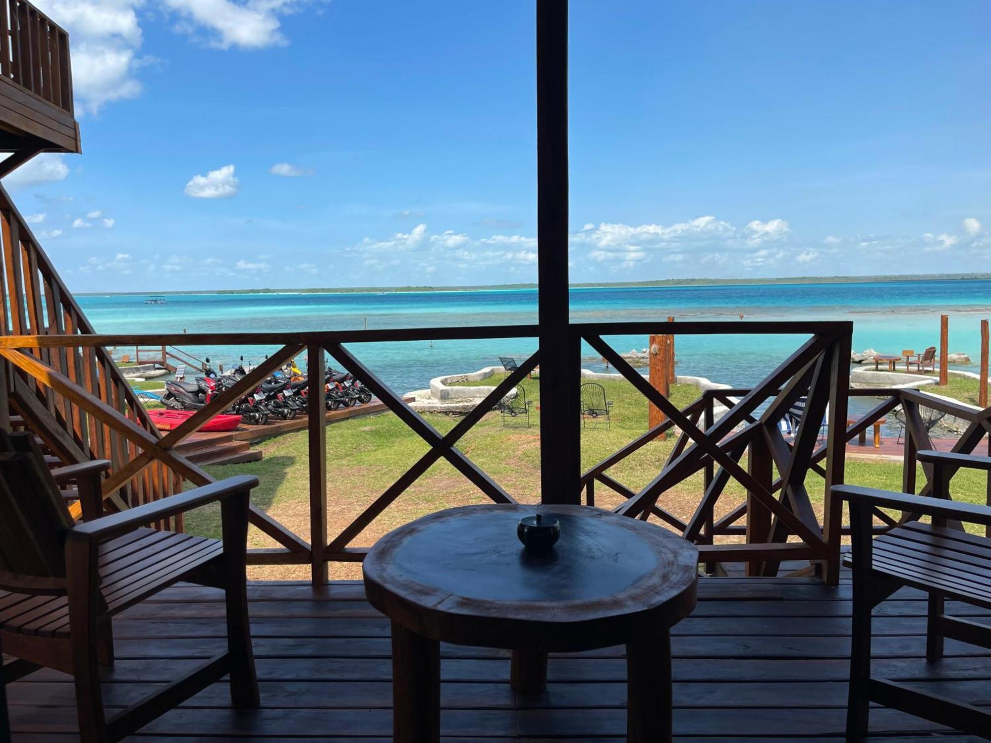 Blue Caribe Bacalar Front Lagoon ภายนอก รูปภาพ