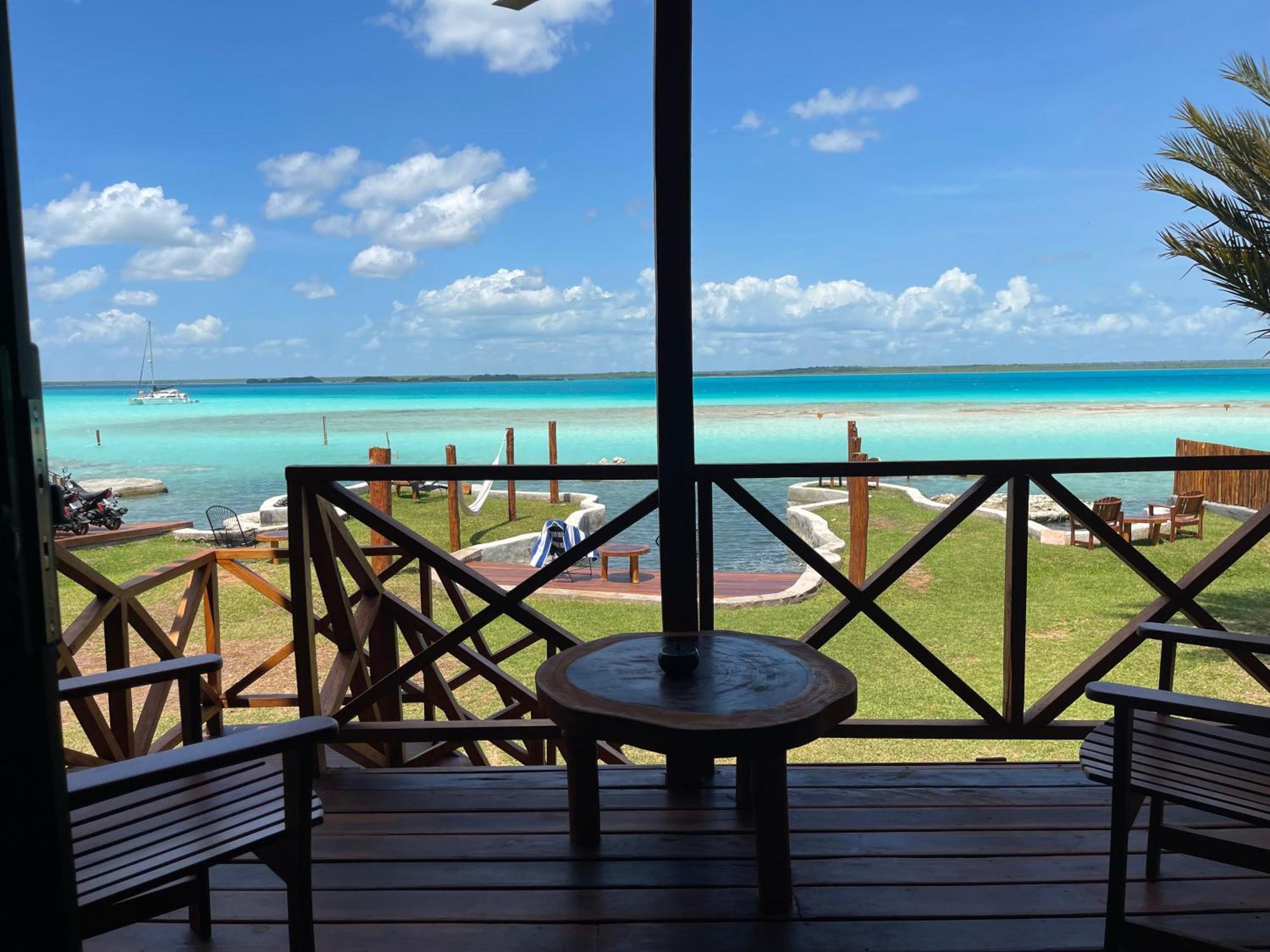 Blue Caribe Bacalar Front Lagoon ภายนอก รูปภาพ
