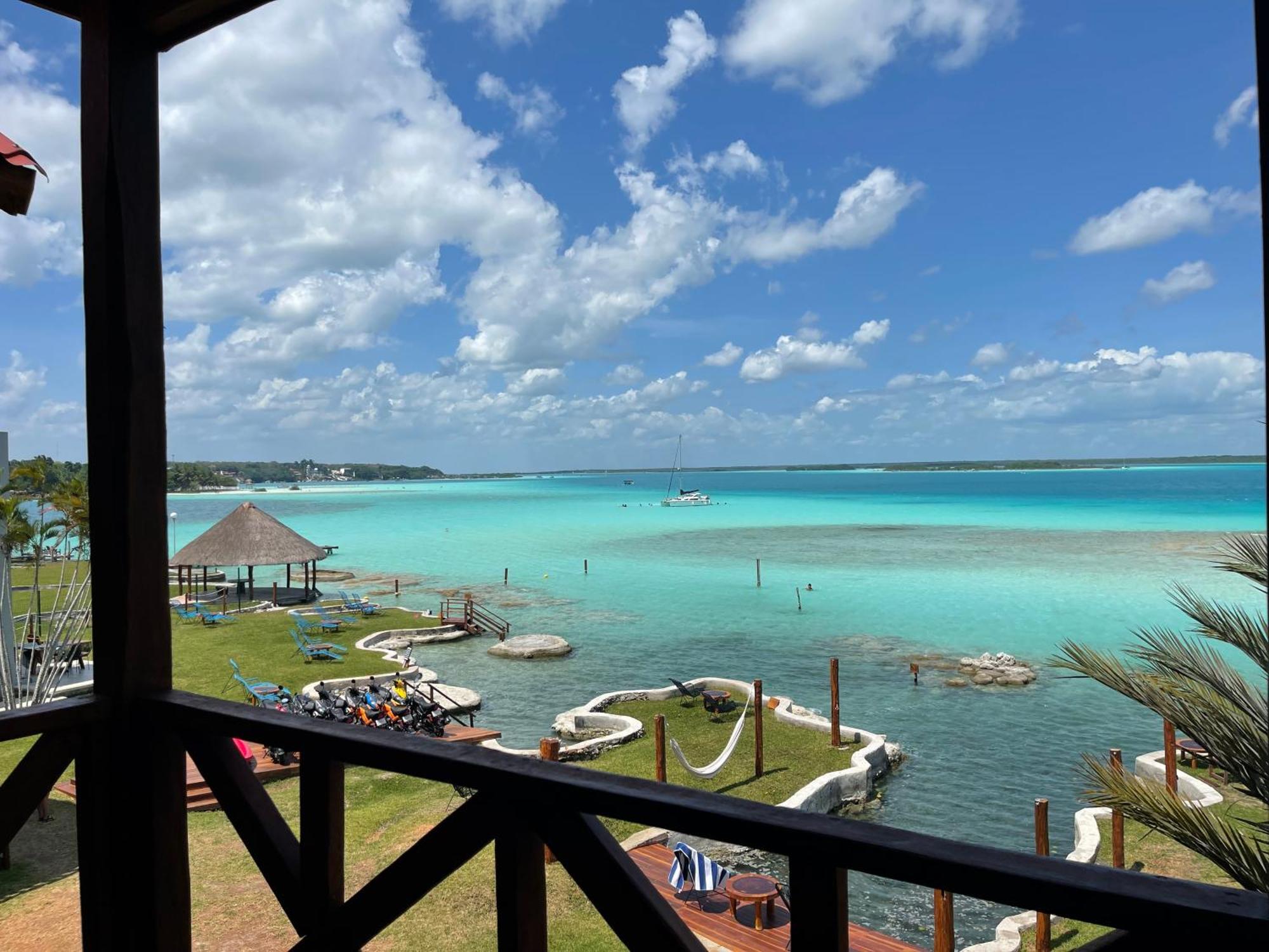 Blue Caribe Bacalar Front Lagoon ภายนอก รูปภาพ