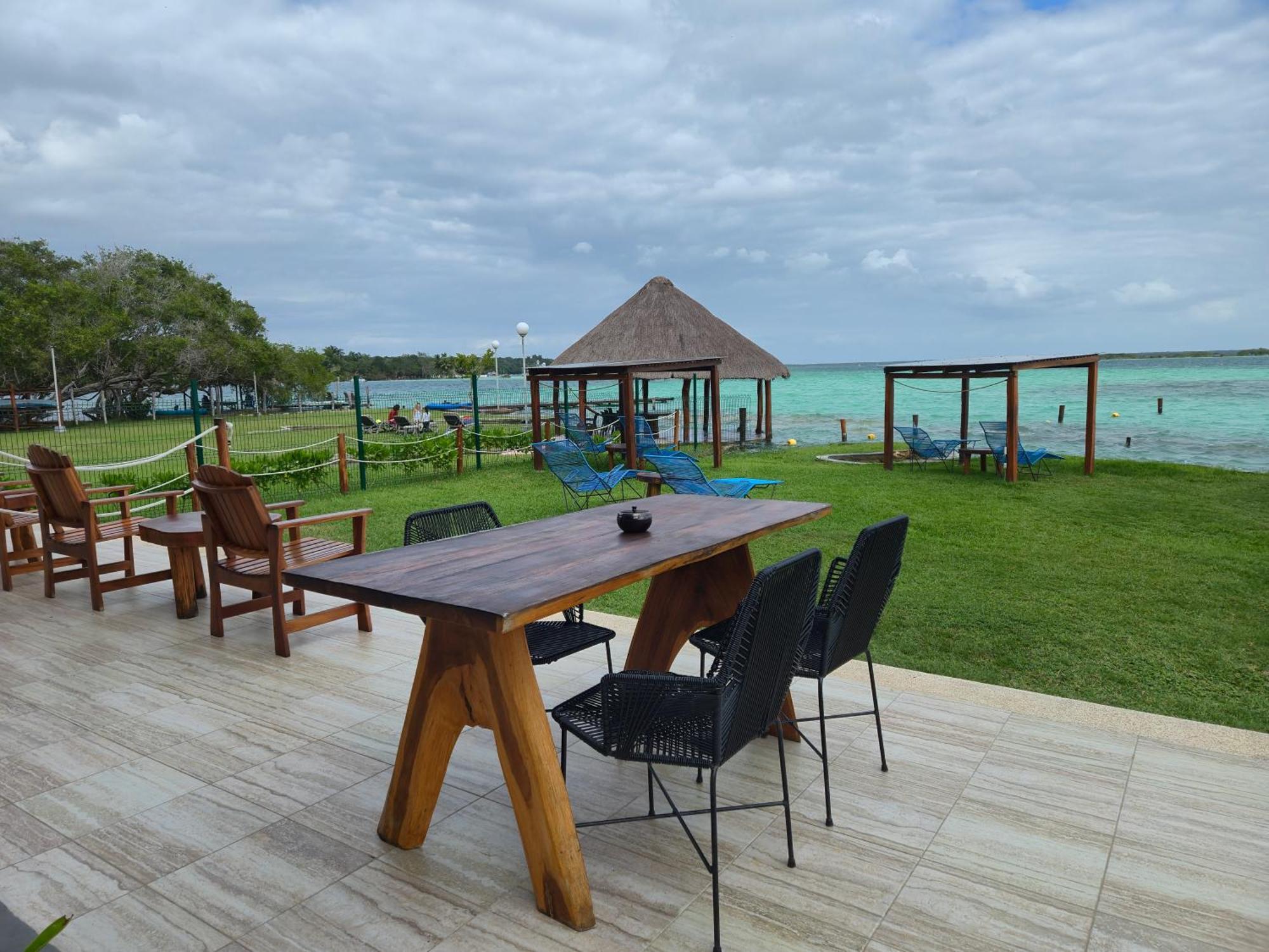 Blue Caribe Bacalar Front Lagoon ภายนอก รูปภาพ