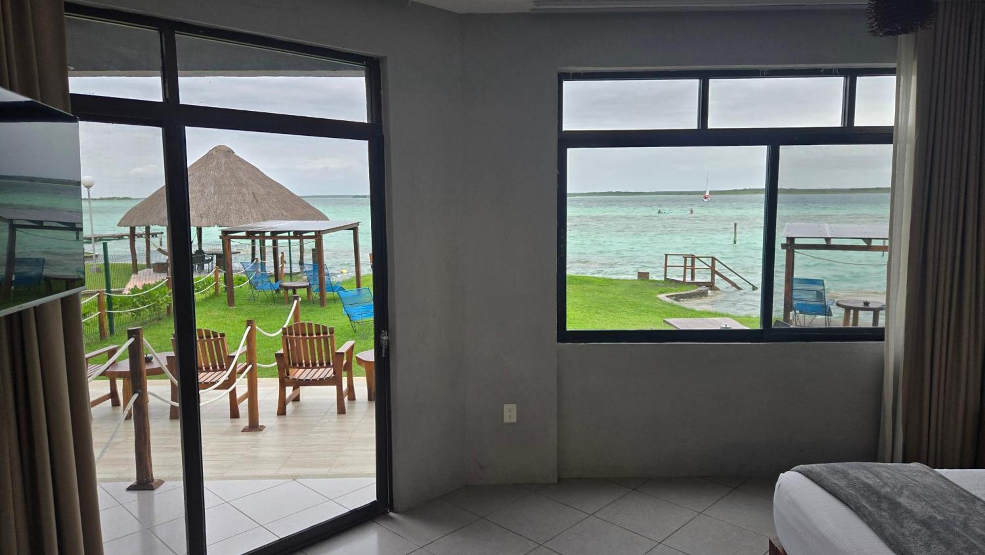 Blue Caribe Bacalar Front Lagoon ภายนอก รูปภาพ