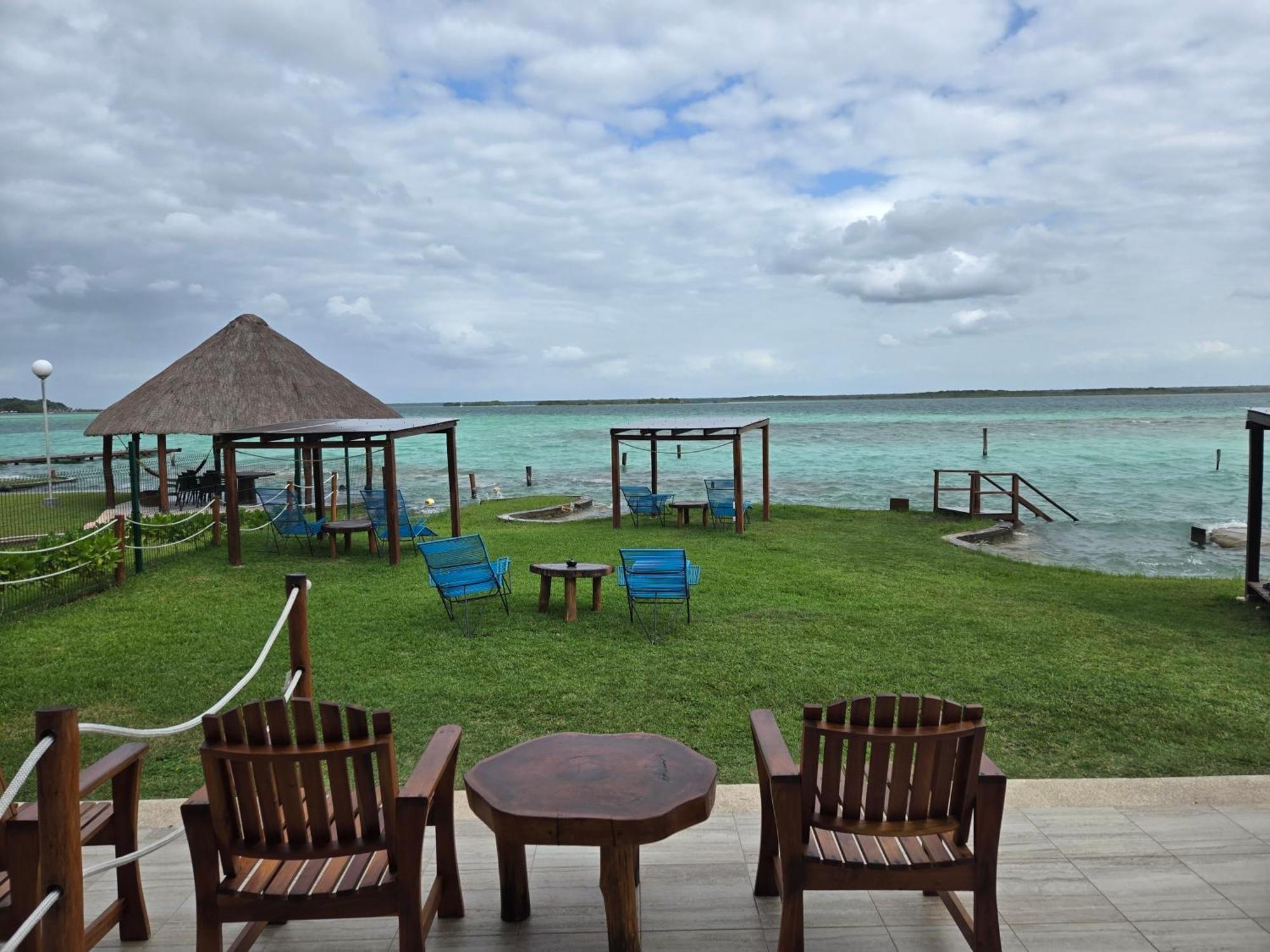 Blue Caribe Bacalar Front Lagoon ภายนอก รูปภาพ